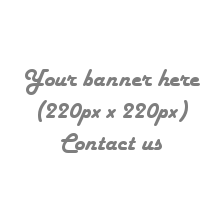 Your banner here (220px x 220px) Contact us